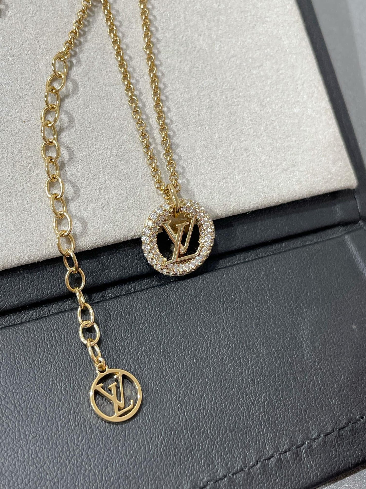 [GALE]BY NIGHT DIAMOND PAVED NECKLACE