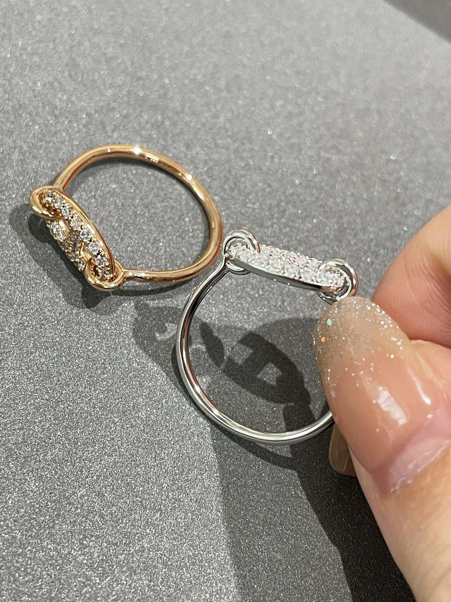 [GALE]RONDE SMALL DIAMOND RING