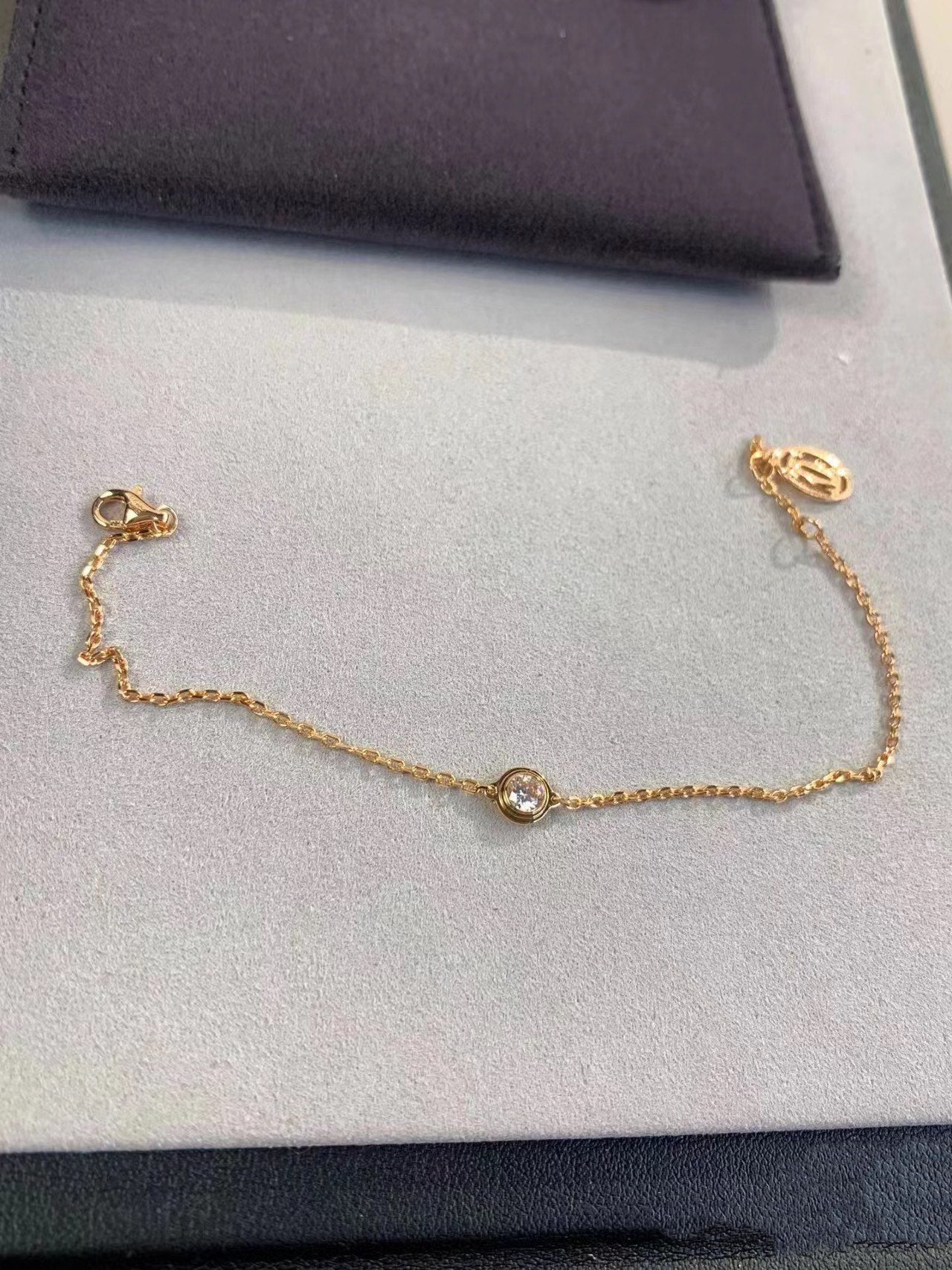 [GALE]DAMOUR DIAMOND LINK BRACELET