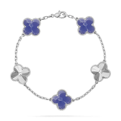 [GALE]CLOVER 5 MOTIF BLUE VEINS BRACELET COLLECTION