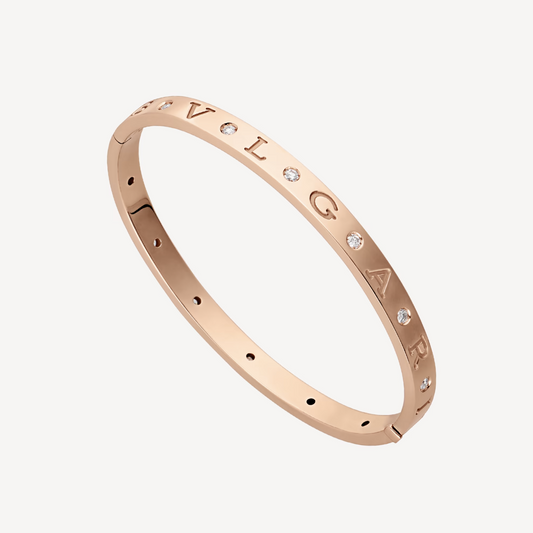 [GALE]ZERO 1 PINK GOLD 12 DIAMONDS BRACELET