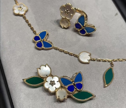 [GALE]LUCKY SPRING BUTTERFLY OPEN-FACE RINGS