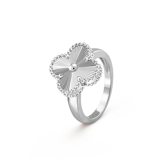 [GALE]CLOVER SILVER RING
