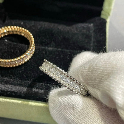 [GALE]PERLEE DIAMOND SILVER RING