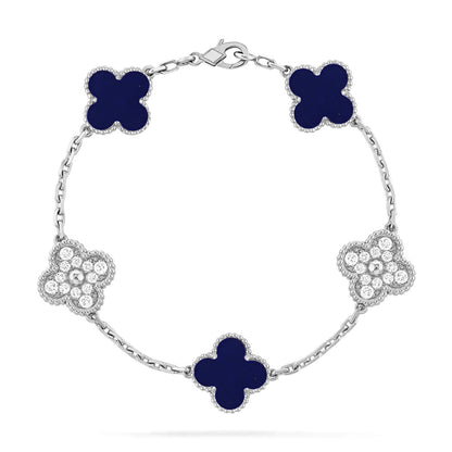 [GALE]CLOVER 5 MOTIF LAPIS LAZULI BRACELET COLLECTION