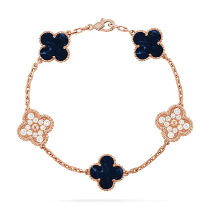 [GALE]CLOVER 5 MOTIF PIETERSITE BRACELET COLLECTION