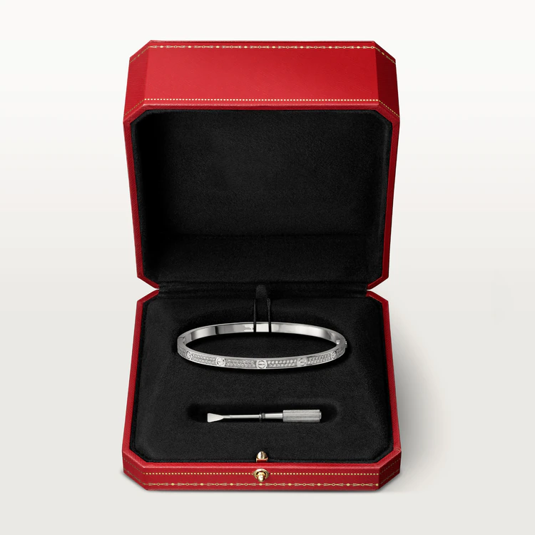[GALE]LOVE BRACELET 3.65MM DIAMOND-PAVED