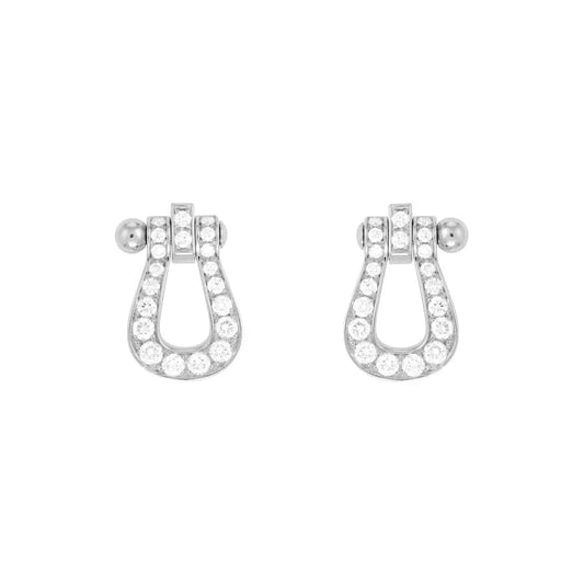 [GALE]FORCE 10 FULL DIAMOND STUD EARRINGS MINI MODEL