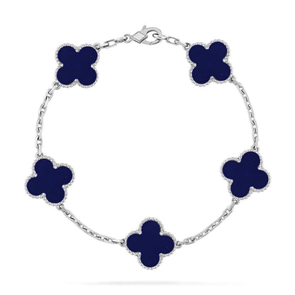[GALE]CLOVER 5 MOTIF LAPIS LAZULI BRACELET COLLECTION