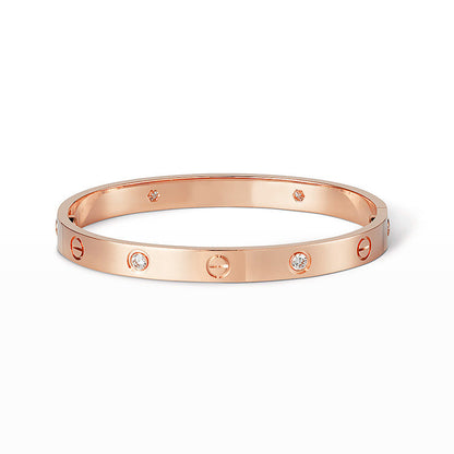 [GALE]LOVE BRACELET 6.1MM 4 DIAMONDS
