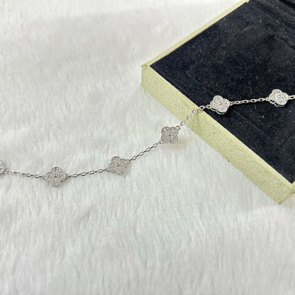 [GALE]CLOVER 6 MOTIF DIAMOND BRACELET