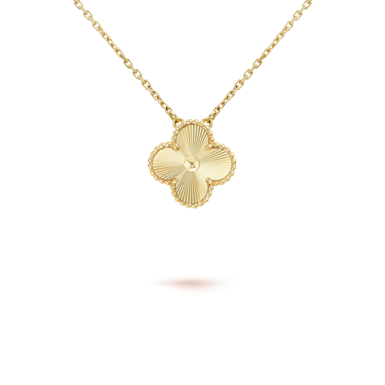 [GALE]CLOVER 15MM LASER NECKLACE