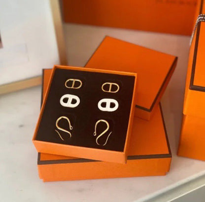 [GALE]HM O'MAILLON GOLD EARRINGS