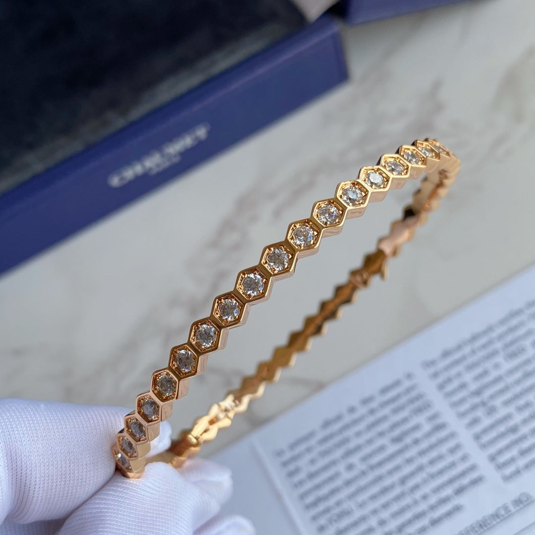 [GALE]BEE LOVE GOLD BRACELET FULL DIAMOND