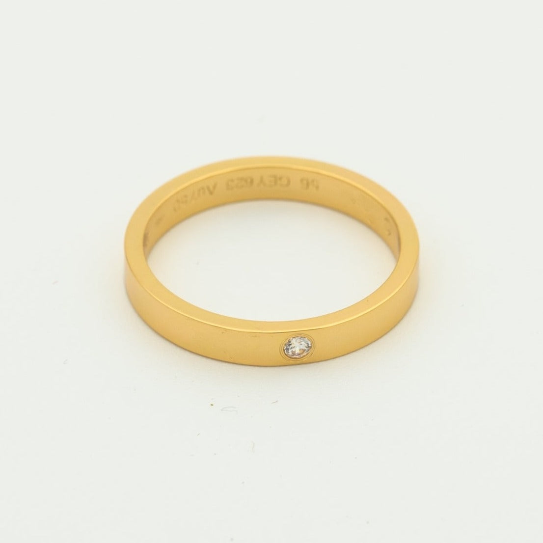 [GALE]LOVE RING 4MM 1 DIAMOND