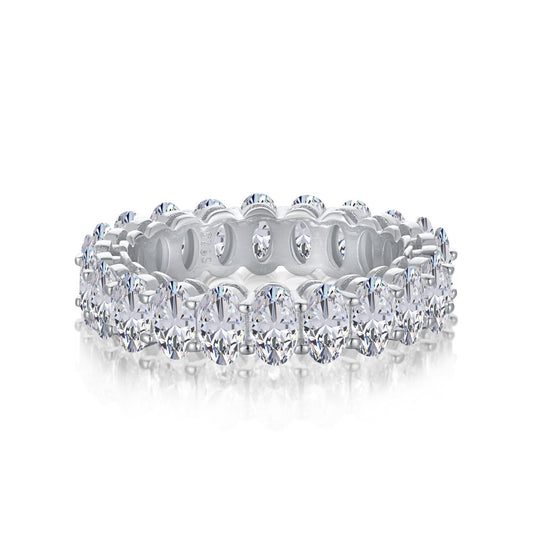 [GALEOrnate Oval Cut Tennis Ring