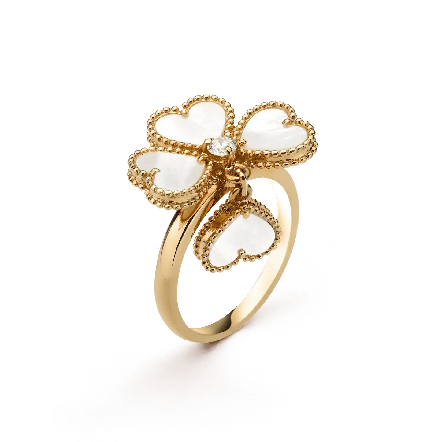 [GALE]SWEET CLOVER WHITE MOP RING