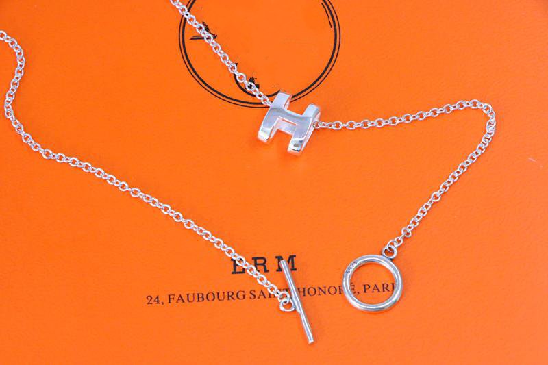 [GALE]HM NECKLACE H LETTER OVAL SERIES