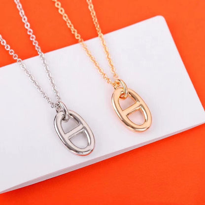 [GALE]HM PIG NOSE NECKLACE