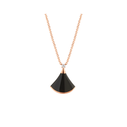 [GALE]DREAM NECKLACE ONYX 1 DIAMOND
