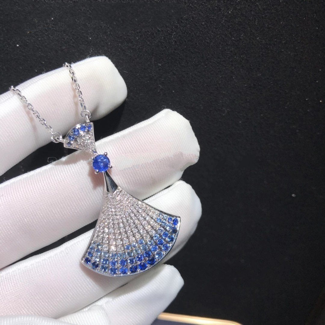 [GALE]DREAM NECKLACE AGATE SILVER DIAMOND