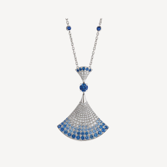 [GALE]DREAM NECKLACE AGATE SILVER DIAMOND