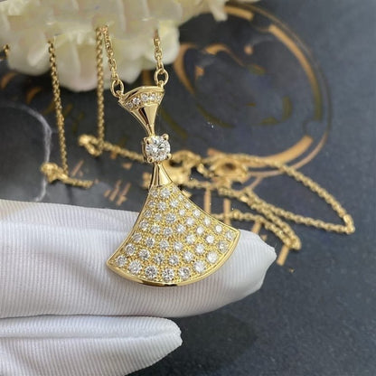 [GALE]DREAM NECKLACE GOLD FULL DIAMOND