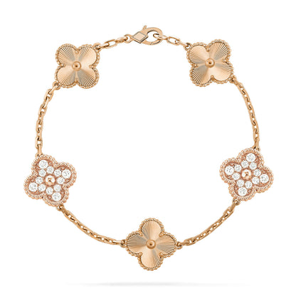 [GALE] CLOVER 5 MOTIF LASER BRACELET COLLECTION