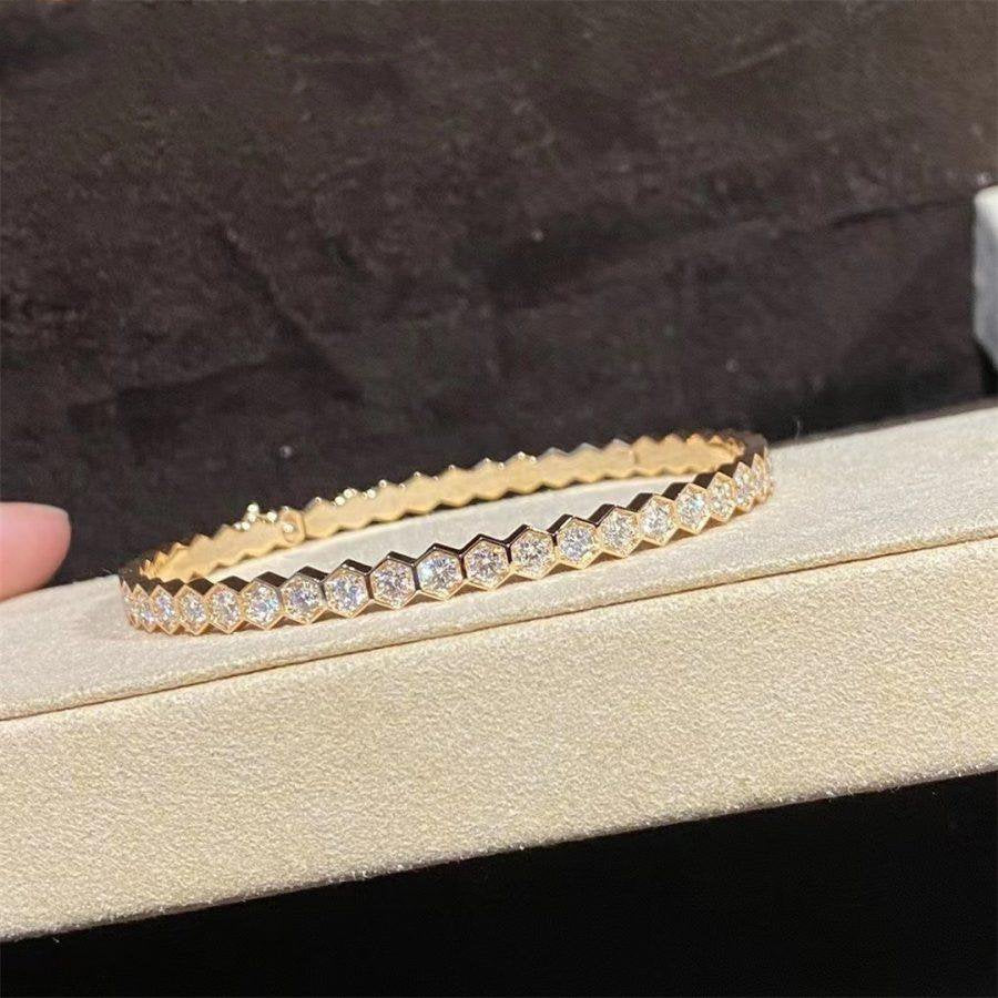 [GALE]BEE LOVE GOLD BRACELET FULL DIAMOND