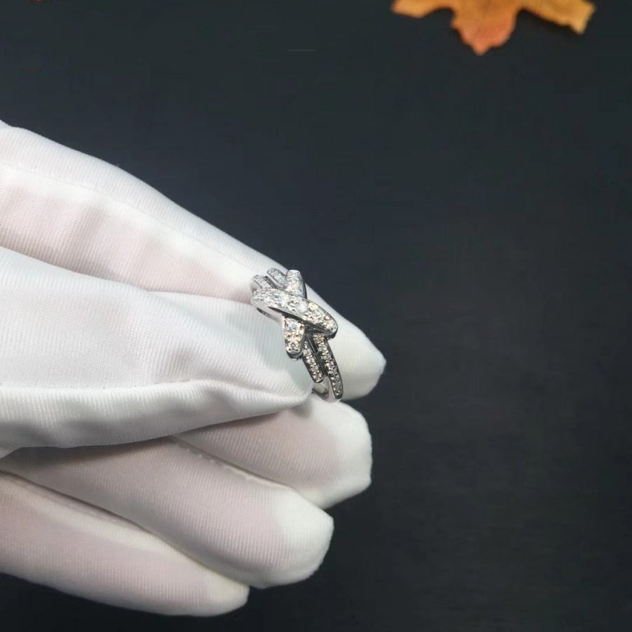 [GALE]JEUX DE SILVER DIAMOND RING