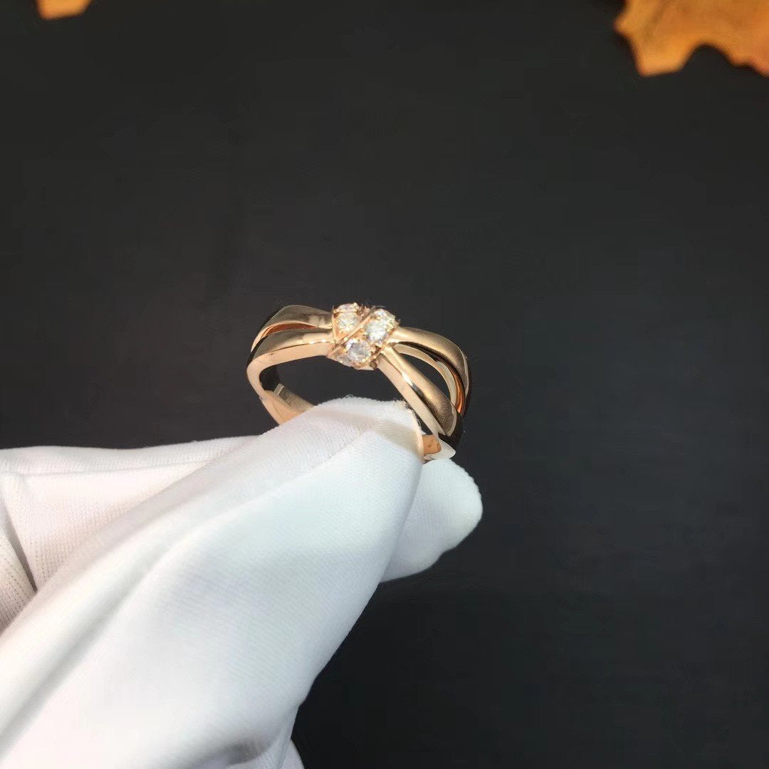 [GALE]LIENS RING PINK GOLD DIAMOND