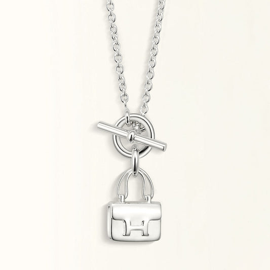 [GALE]POP H PEDANT SILVER NECKLACE
