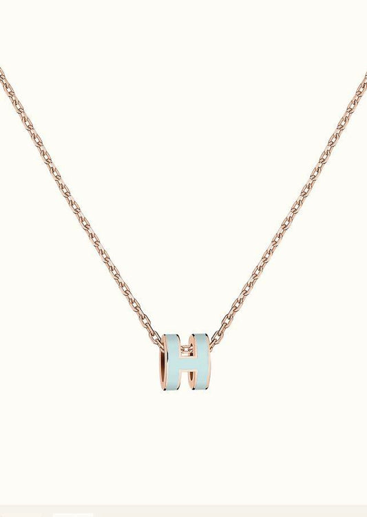 [GALE]POP H LIGHT BLUE NECKLACEGALE