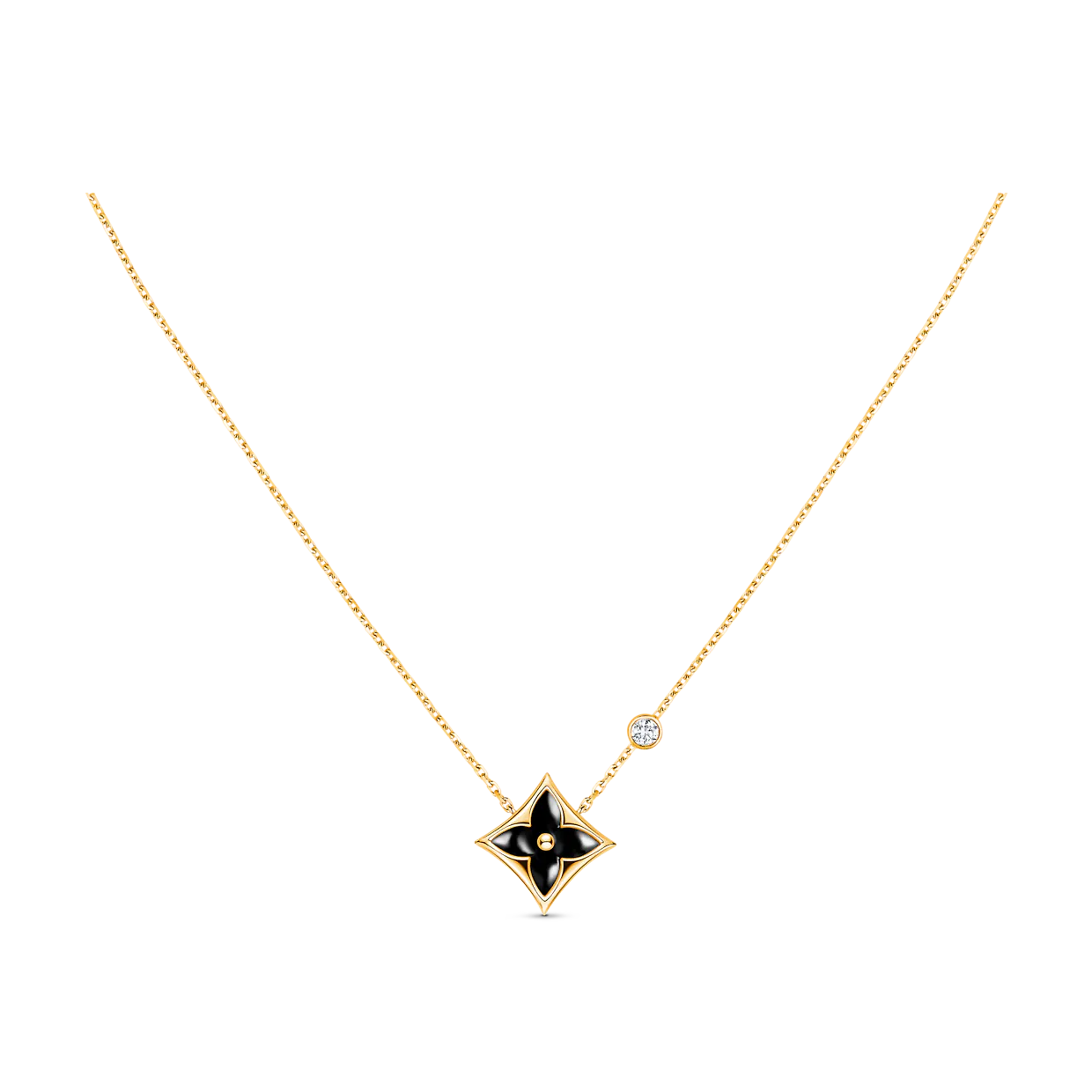 [GALE]STAR BLACK MOP NECKLACE