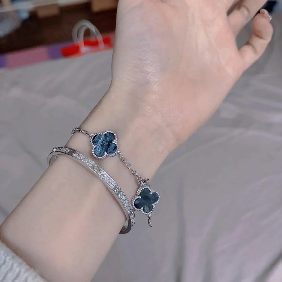 [GALE]CLOVER 5 MOTIF PIETERSITE BRACELET COLLECTION