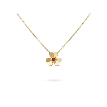 [GALE]FRIVOLE GOLD FLOWER NECKLACE