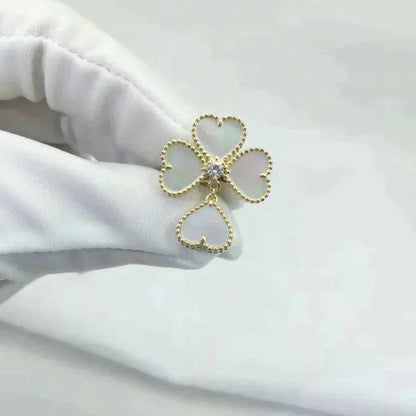 [GALE]SWEET CLOVER WHITE MOP RING