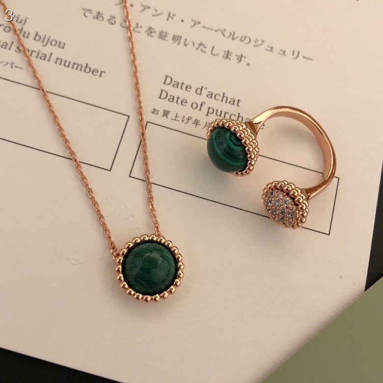 [GALE]PERLEE COULEURS DIAMOND ROSE GOLD BETWEEN THE FINGER RING