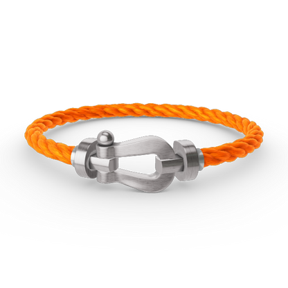 [GALE]FORCE LARGE HORSESHOE NO DIAMOND BRACELET SILVER