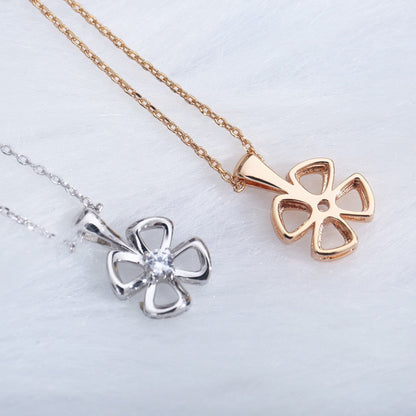 [GALE]FIOREVER NECKLACE DIAMOND CENTER