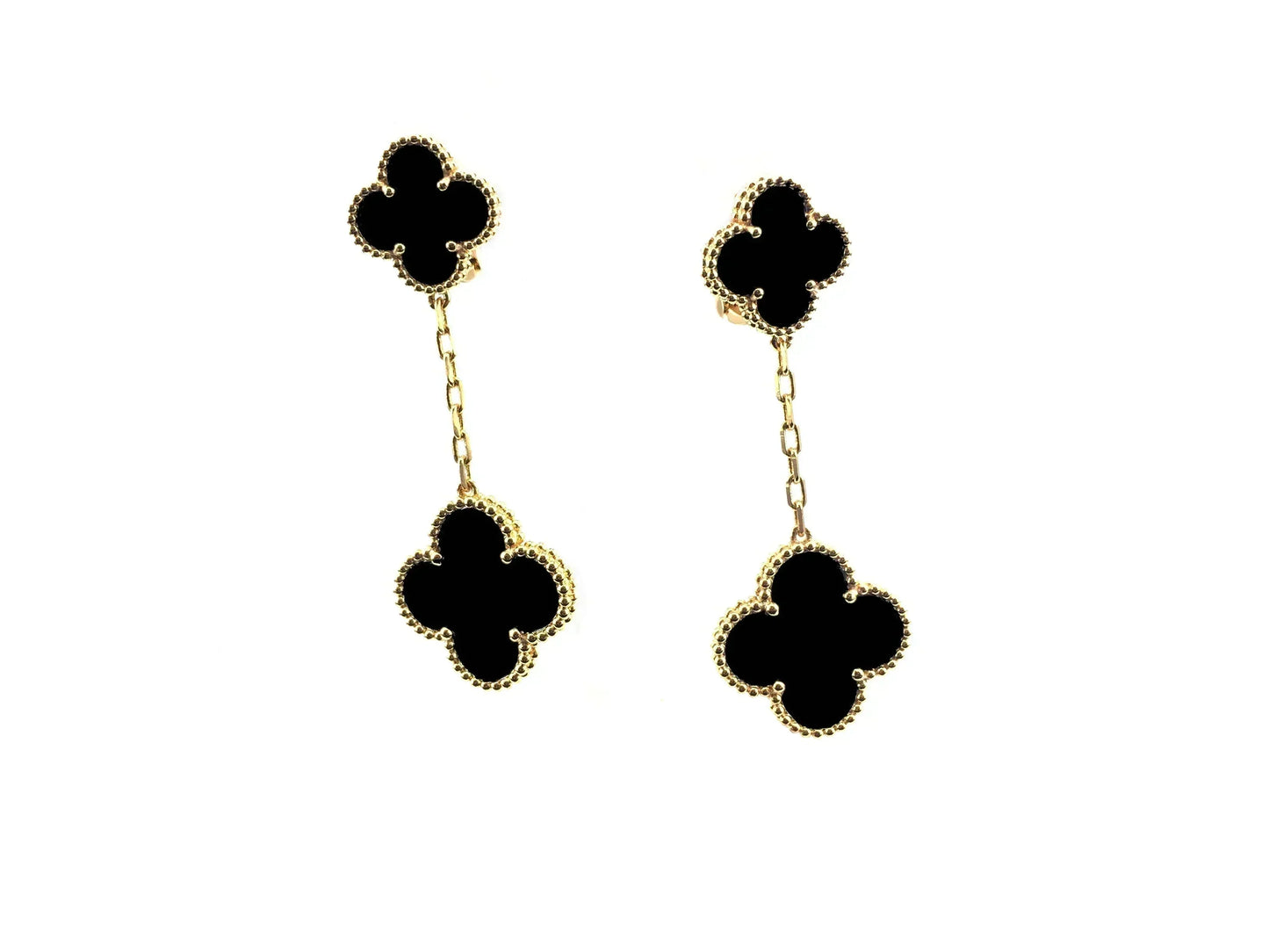 [GALE]CLOVER 2 MOTIFS  EARRINGS (MULTIPLE CHOICESC